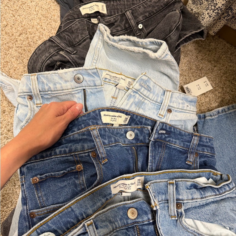 Abercrombie & Fitch Women's Denim Collection - Various Shades